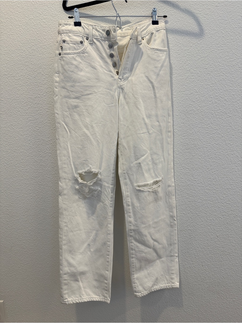 Lovers and friends Ryan high rise rigid loose straight jeans